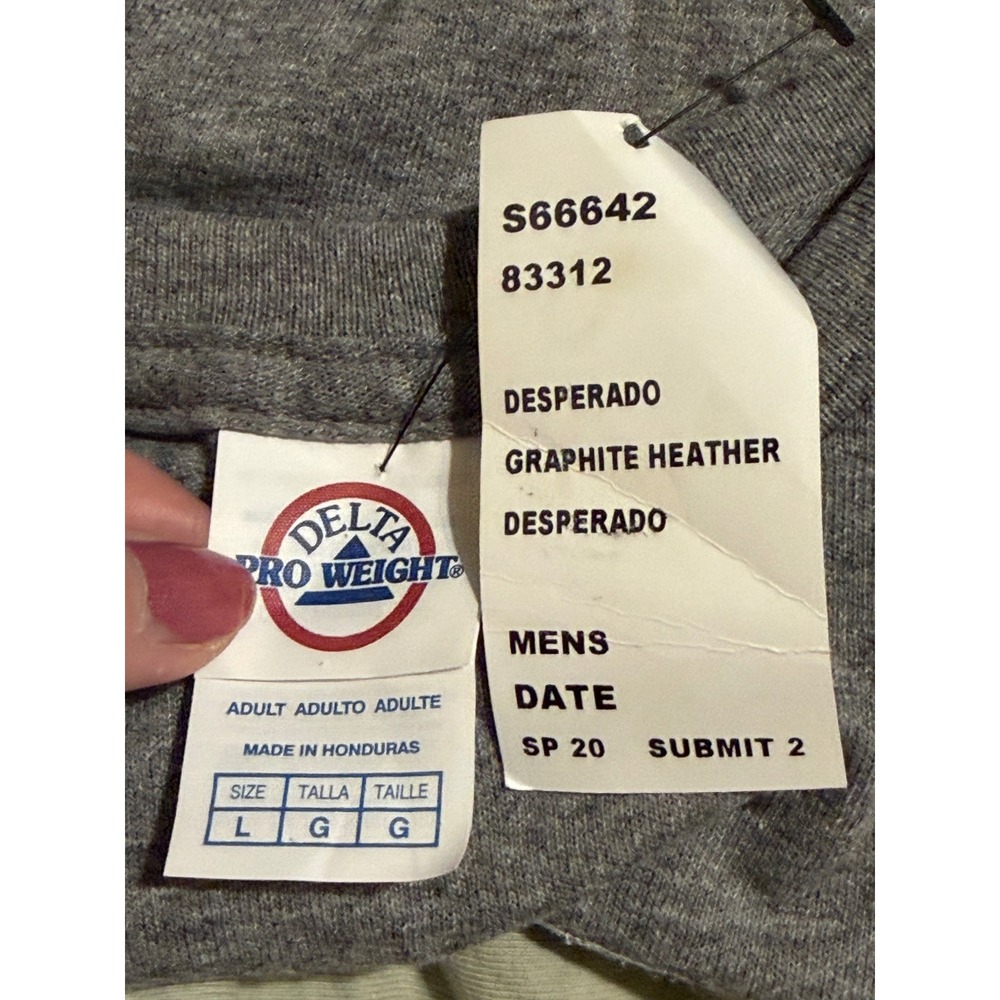 Wrangler Desperado Cantina Graphic T-Shirt Mens Large Gray Tequila Tamales NEW - Picture 4 of 4